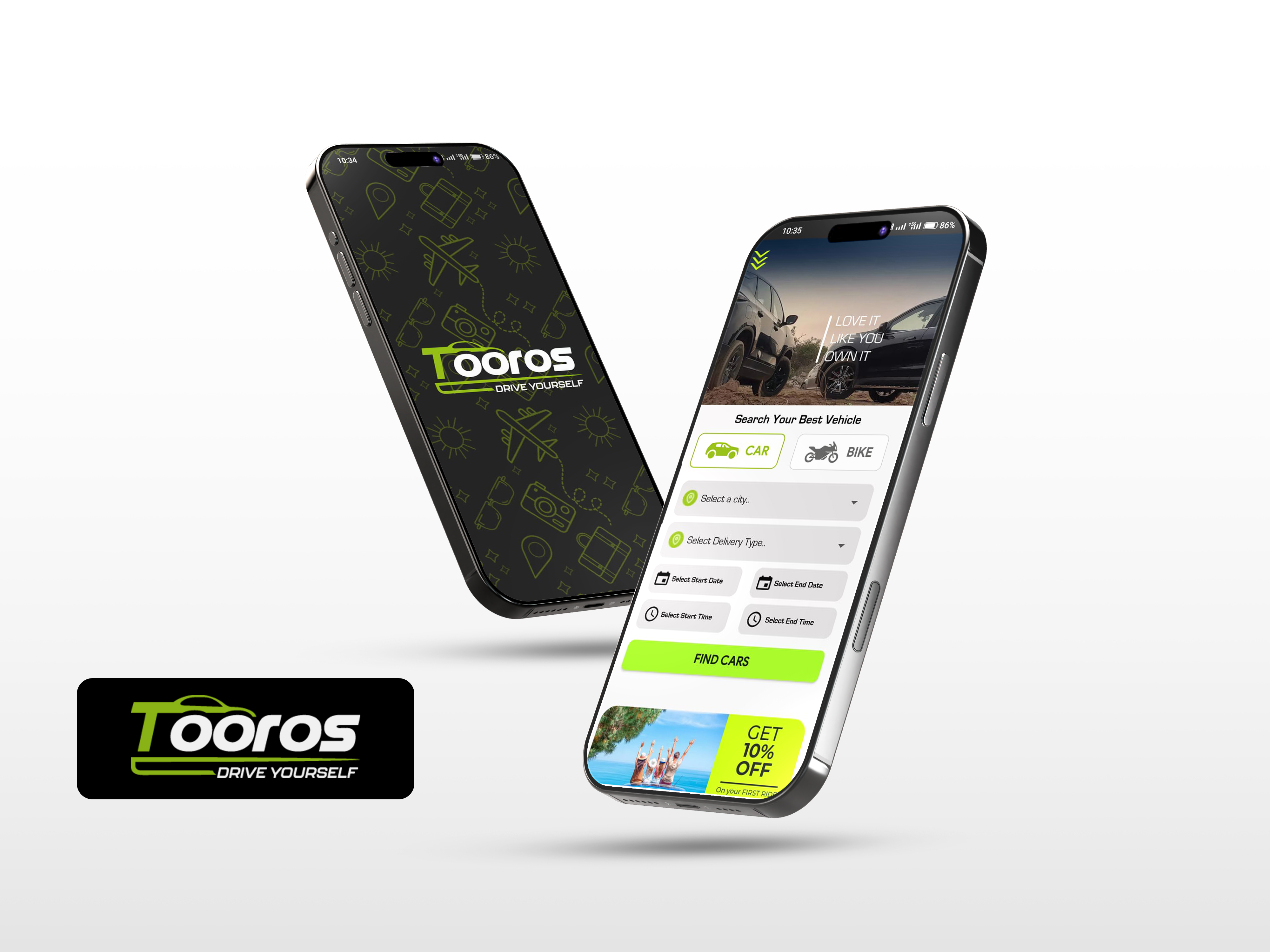 Tooros App Screenshots